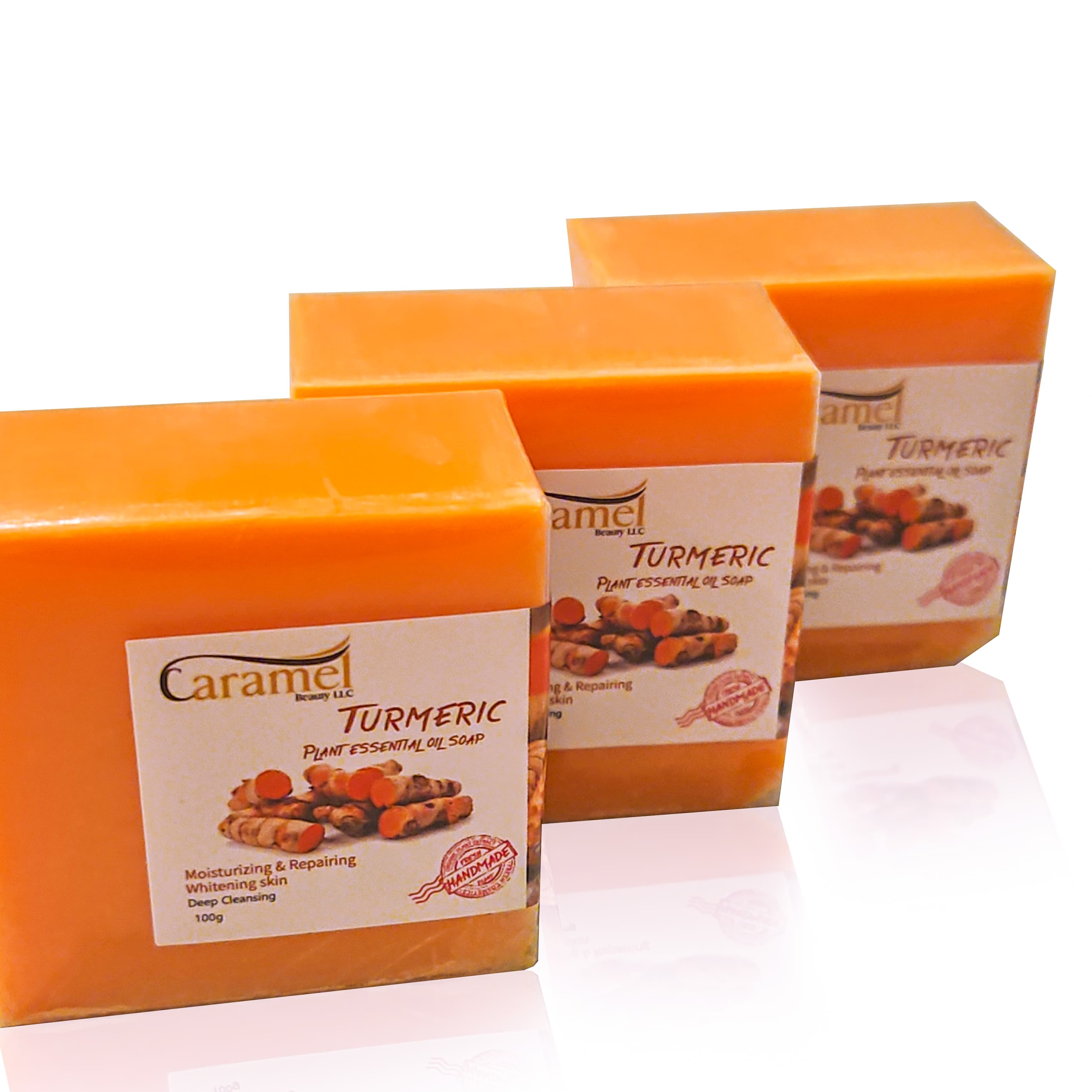 Caramel Turmeric Plant Essential Oil Soap
